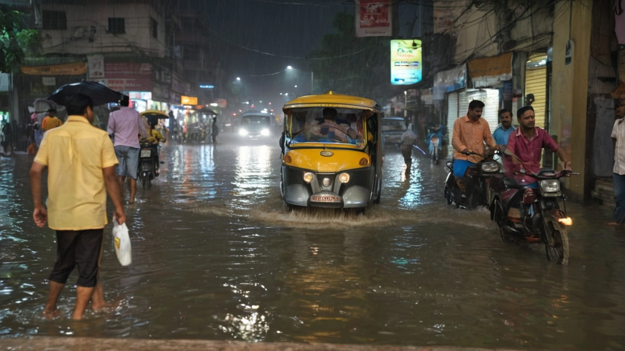 दिल्ली में भारी बारिश और जलभराव: ट्रैफिक जाम, मौसम पूर्वानुमान और बारिश अपडेट